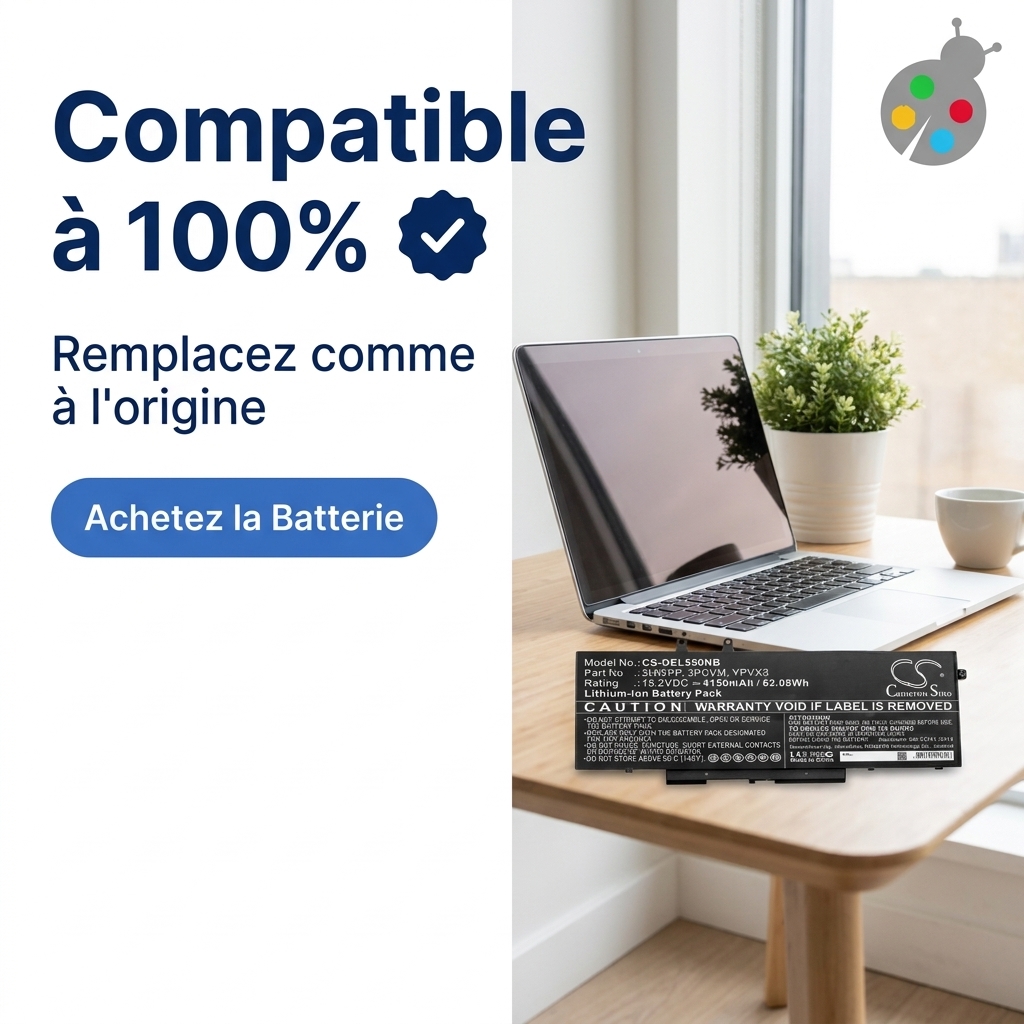 Battery laptop dell latitude 5510 0wd19