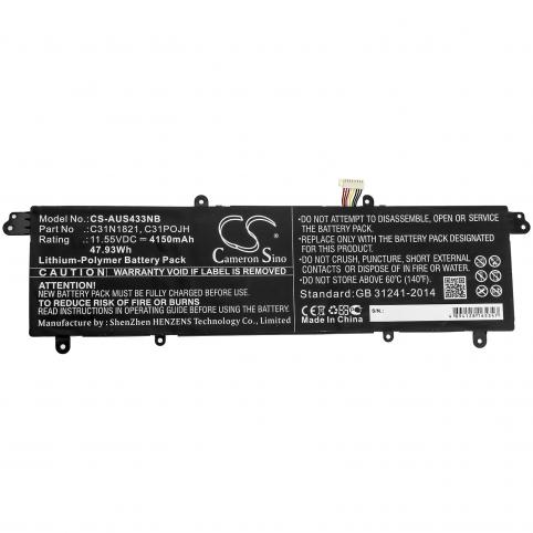 Battery for asus vivobook s14 s433fa-eb491