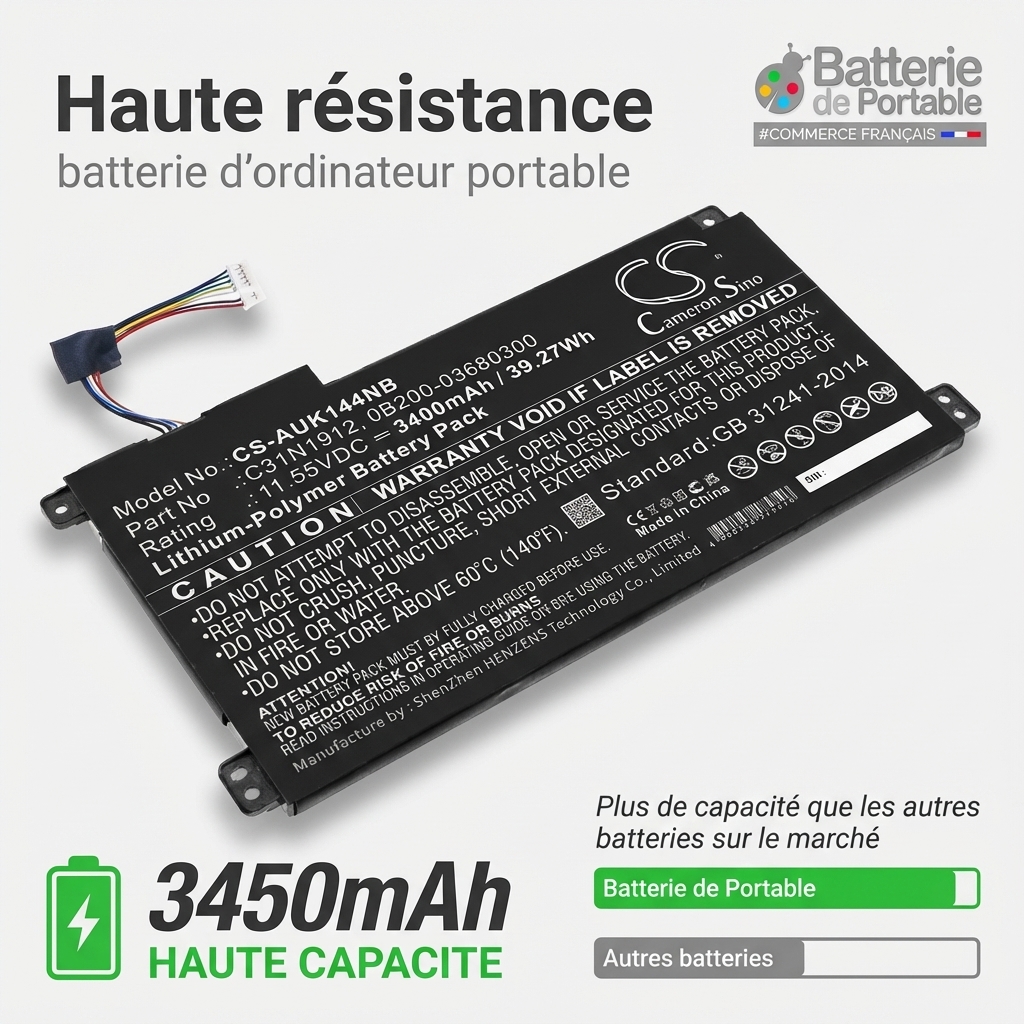 Battery laptop asus vivobook e510ma br059t