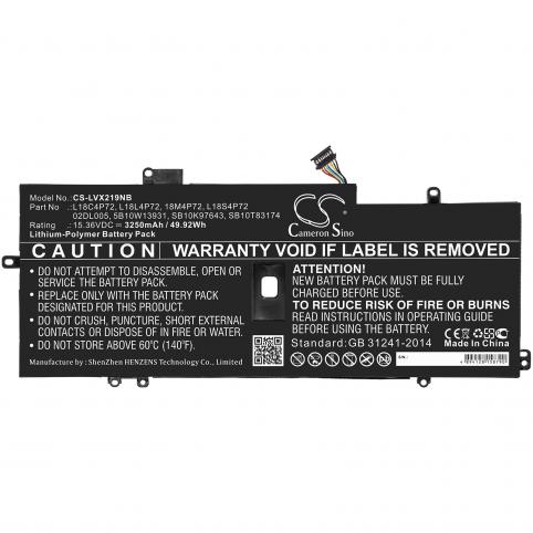 Battery  lenovo l18m4p72