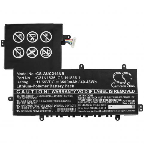 Battery for asus chromebook flip c214ma-bw0077