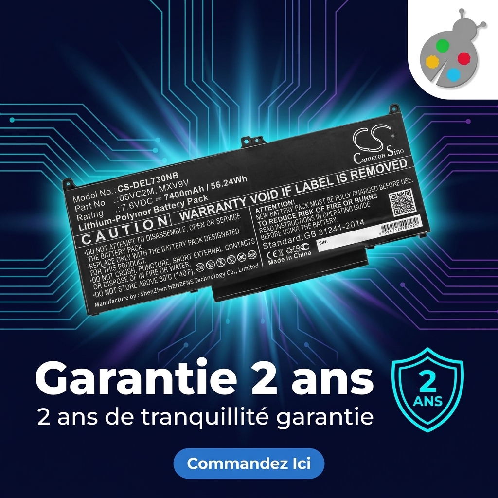 Battery laptop dell latitude 13 7300(n001l7300 d15