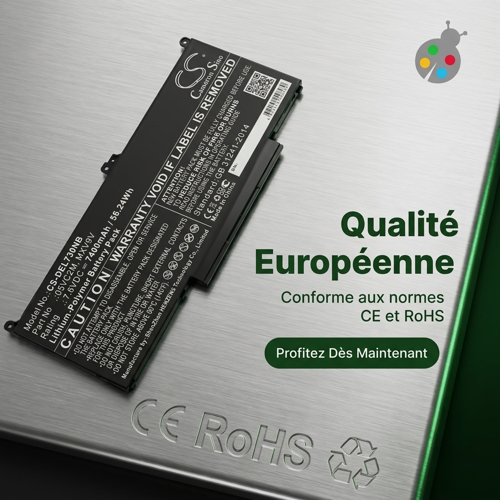 Battery laptop dell latitude 13 7300(n001l7300 d15