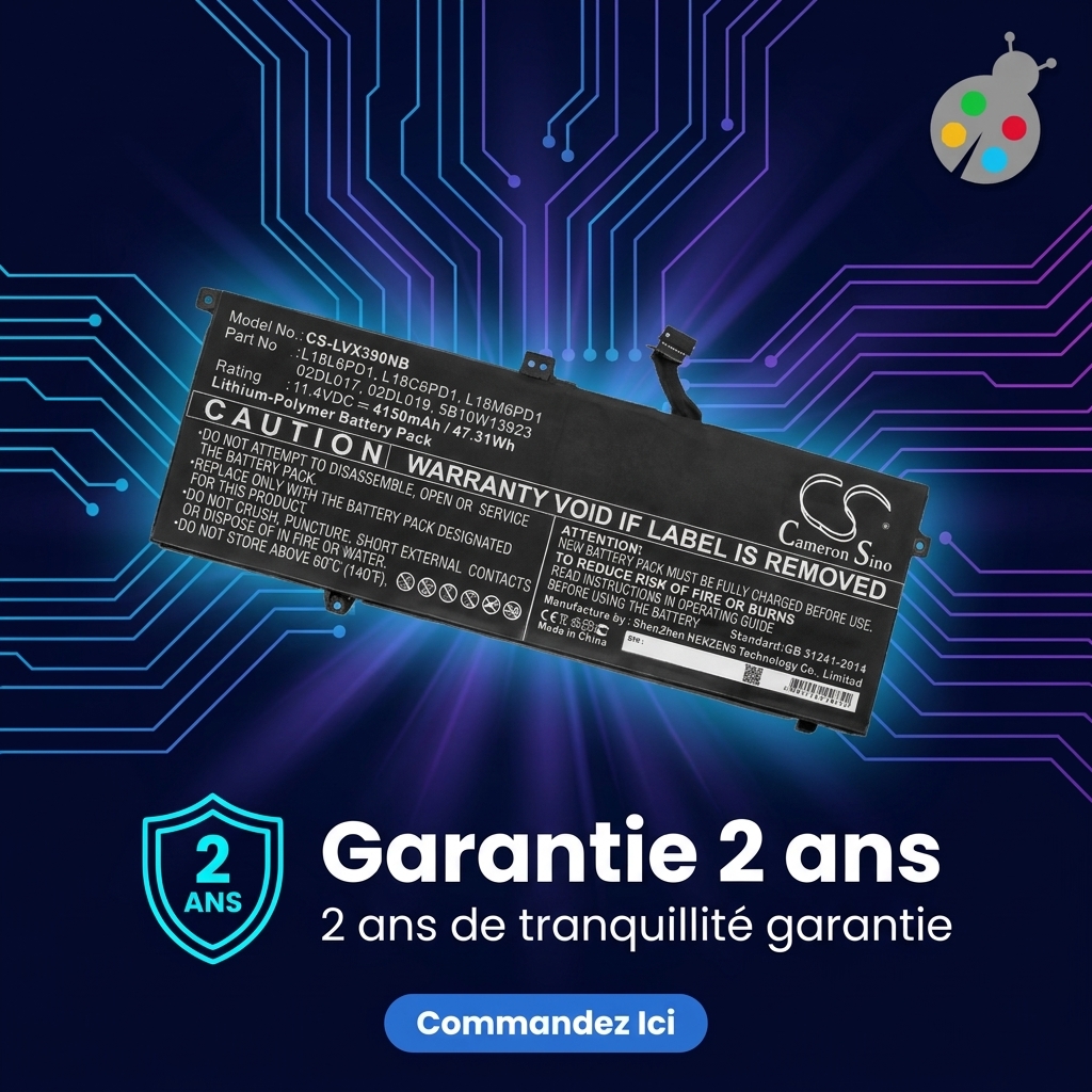 Battery laptop lenovo thinkpad x390 20q0a00dcd