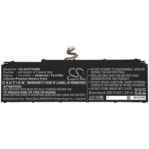 Battery laptop acer predator helios 700 ph717 71 4