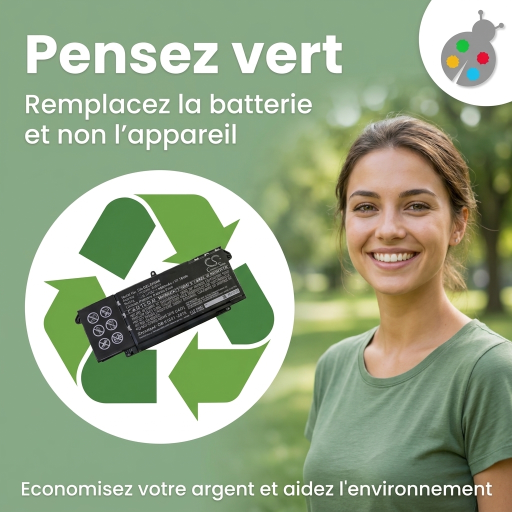 Battery laptop dell latitude 5320 2 in 1 business laptop