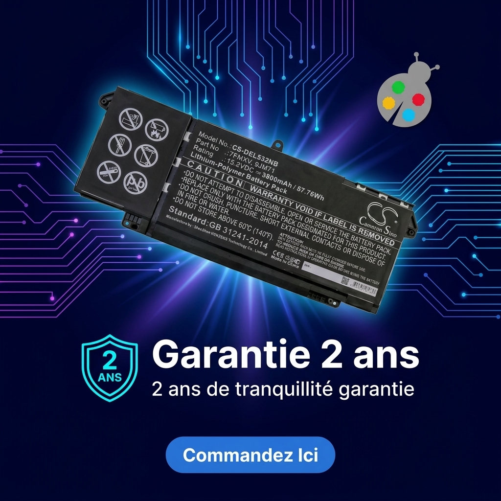 Battery laptop dell latitude 5320 2 in 1 business laptop