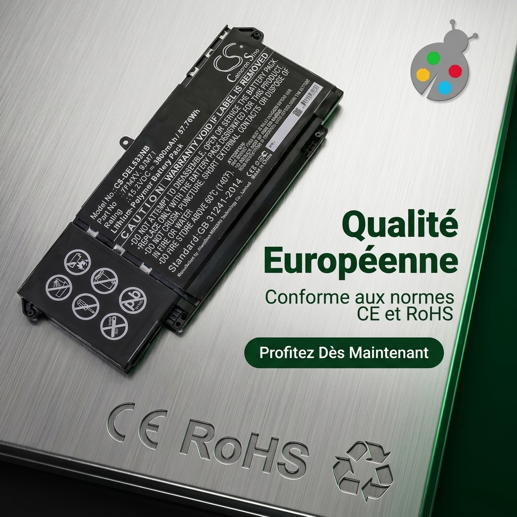 Battery laptop dell latitude 5320 2 in 1 business laptop