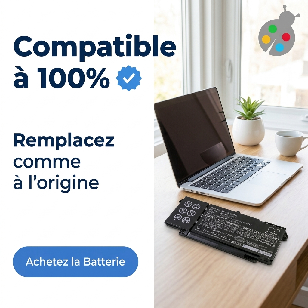Battery laptop dell latitude 5320 2 in 1 business laptop