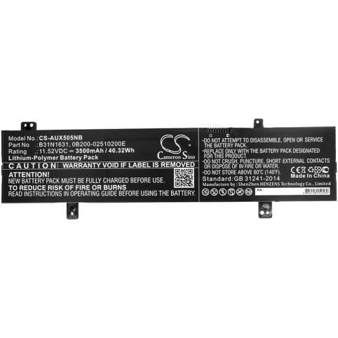Battery for asus vivobook 15 x505b