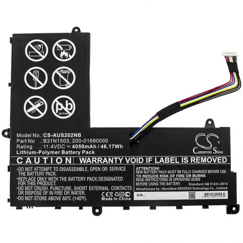 Battery for asus eeebook e202sa-7a