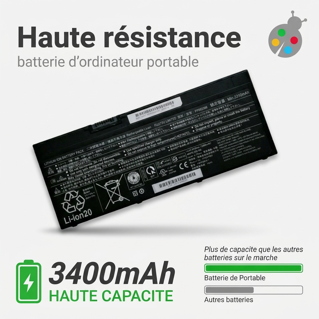 Battery laptop fujitsu lifebook u7470