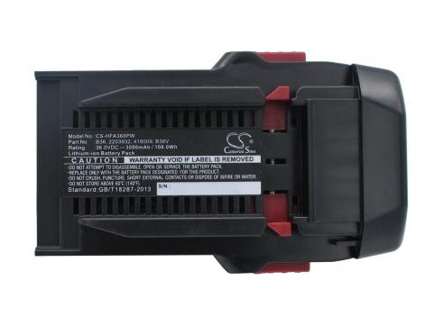 Battery  hilti haute capacitée te-7a b36