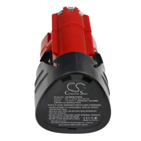 Battery tools portatif milwaukee m12 bpp2b