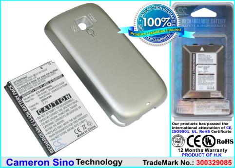 Battery  t mobile haute capacitée touch pro 2 , mda vario v , wing ii , sash 3g
