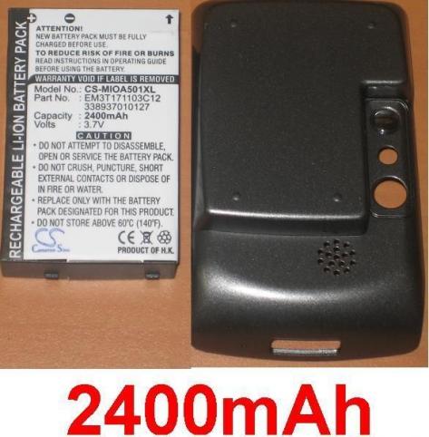 Battery  mitac mio haute capacitée mio a500 , mio a501 , mio a502