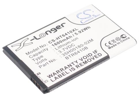 Battery  htc haute capacitée adr6410 droid incredible