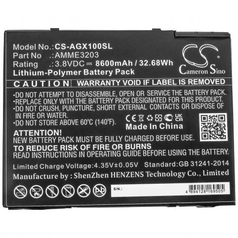 Battery tablet aegex 10 tablets