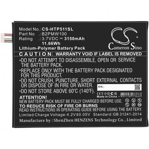 Battery  htc b2pmw100 p510