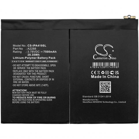 Battery tablet apple a2325