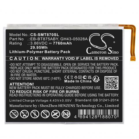 Battery  samsung eb-bt875aby sm-t870