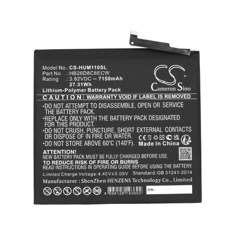 Battery tablet huawei dby w09