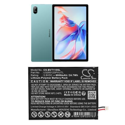 Battery  blackview u3295123pvutl tab 11