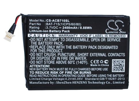 Battery tablet acer iconia tab b1 710