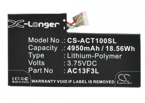 Battery  acer ac13f3l