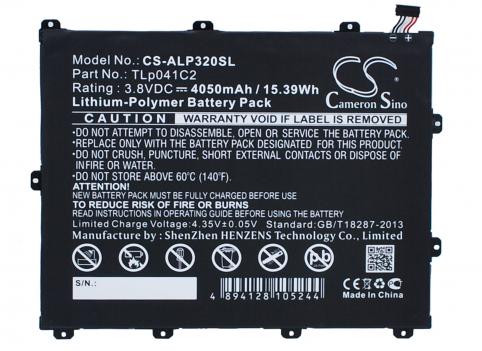 Battery  alcatel tlp041c2 one touch hero 8