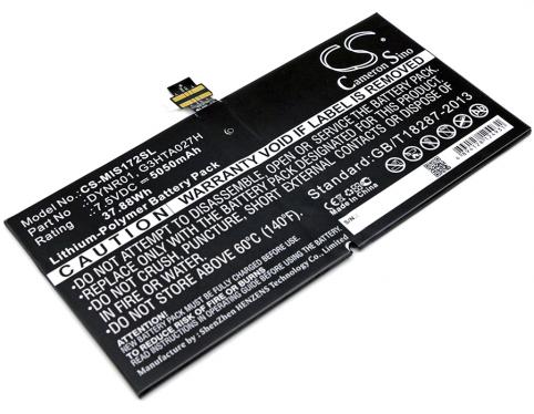 Battery for tablet microsoft surface 4
