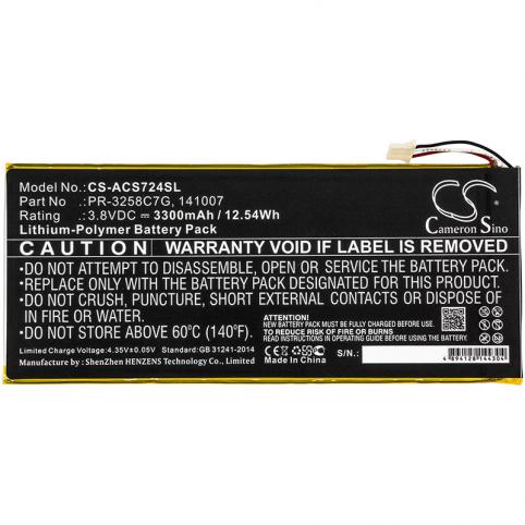 Battery tablet acer a1 734