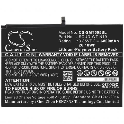 Battery for tablet samsung scud wt n19 galaxy tab a7 10.4 2020