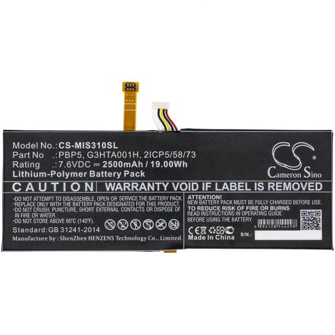 Battery  microsoft 2icp5 58 73 surfacebook with performance b