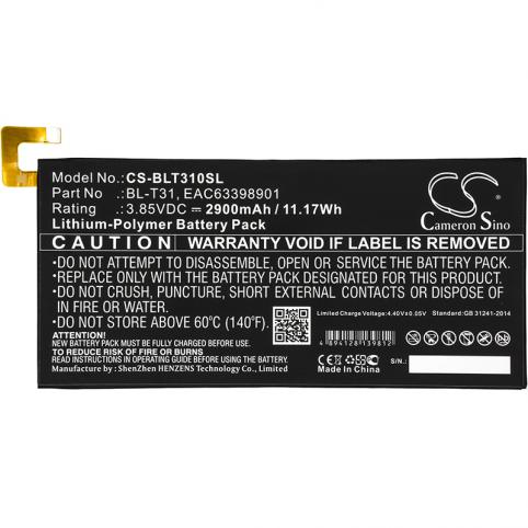 Battery  lg bl-t31 g pad f2 8.0