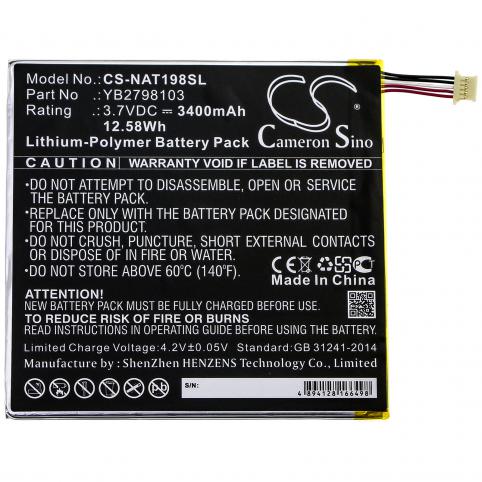 Battery tablet onn tablet 8