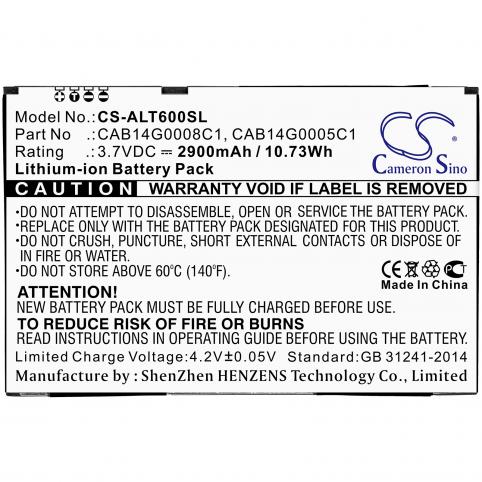 Battery  alcatel cab14g0005c1 one touch t60