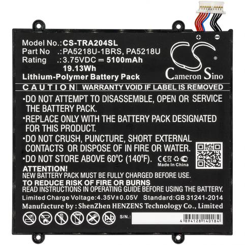 Battery  toshiba pa5218u