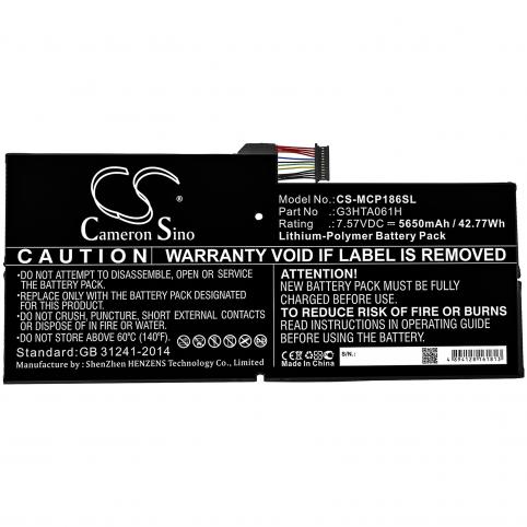 Battery  microsoft g3hta061h