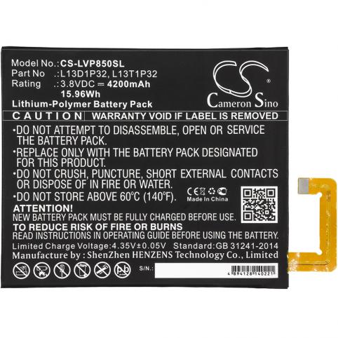 Battery for tablet lenovo refc l13d1p32