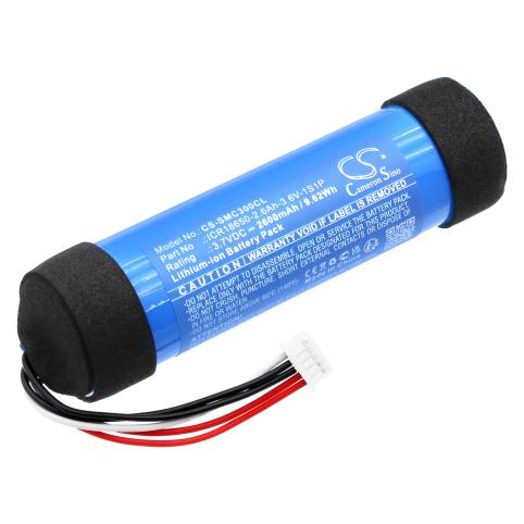 Battery  snom icr18650 2.6ah 3.6v 1s1p