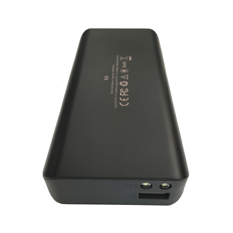 10000 mah black led