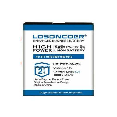 Battery  zte haute capacitée u830
