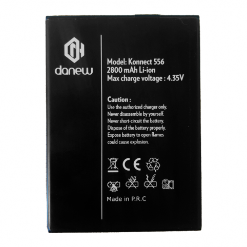 Battery for phone danew konnect 556 mobile