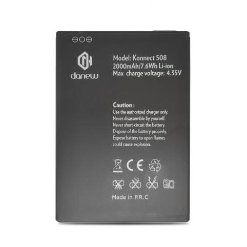 Battery for phone danew konnect 508 mobile