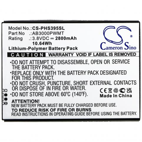 Battery  philips ab3000pwmt