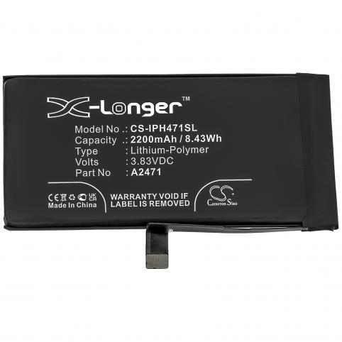 Battery  apple haute capacitée a2471 iphone 12 mini