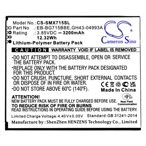 Battery mobile samsung sm g715u