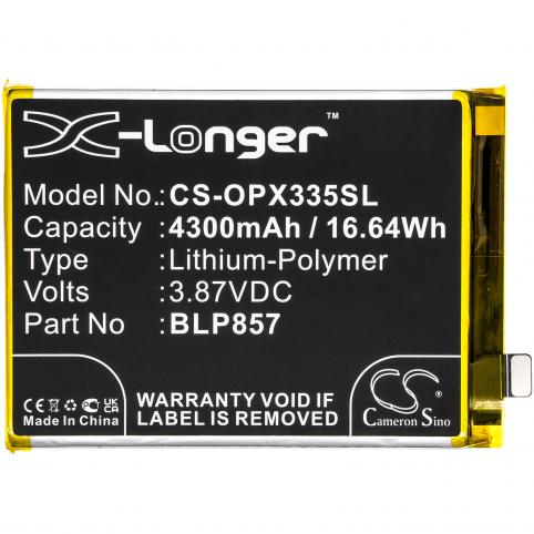 Battery mobile oppo rmx3031