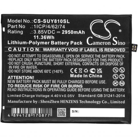 Battery  sugar 1icp/4/62/74 y8 max